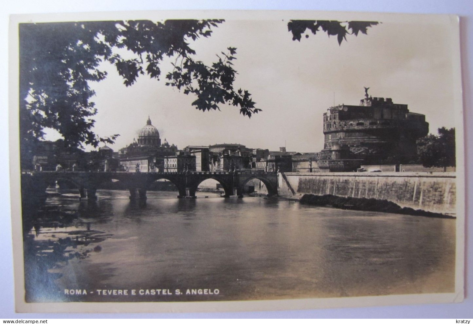 ITALIE - LAZIO - ROMA - Tevere E Castel Sant'Angelo - 1934 - Castel Sant'Angelo