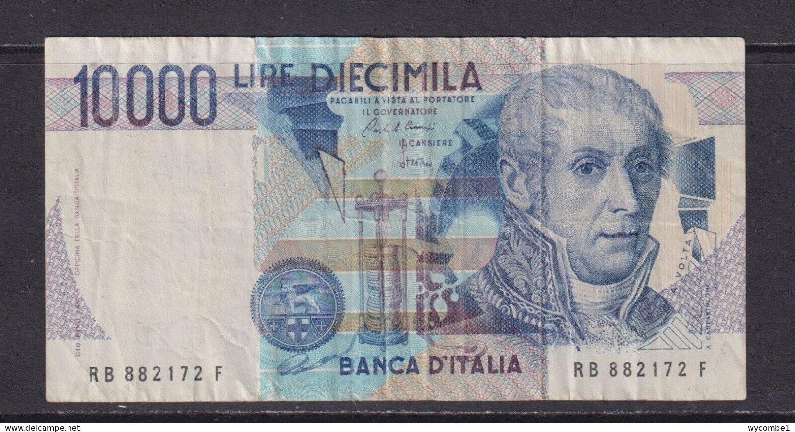 ITALY - 1984 10000 Lira Circulated Banknote - 10000 Lire