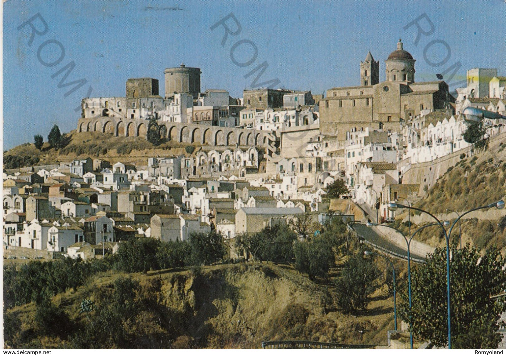 CARTOLINA  PISTICCI,MATERA,BASILICATA-RIONE DIRUPO-PANORAMA-STORIA,CULTURA,MEMORIA,RELIGIONE,BELLA ITALIA,VIAGGIATA - Matera