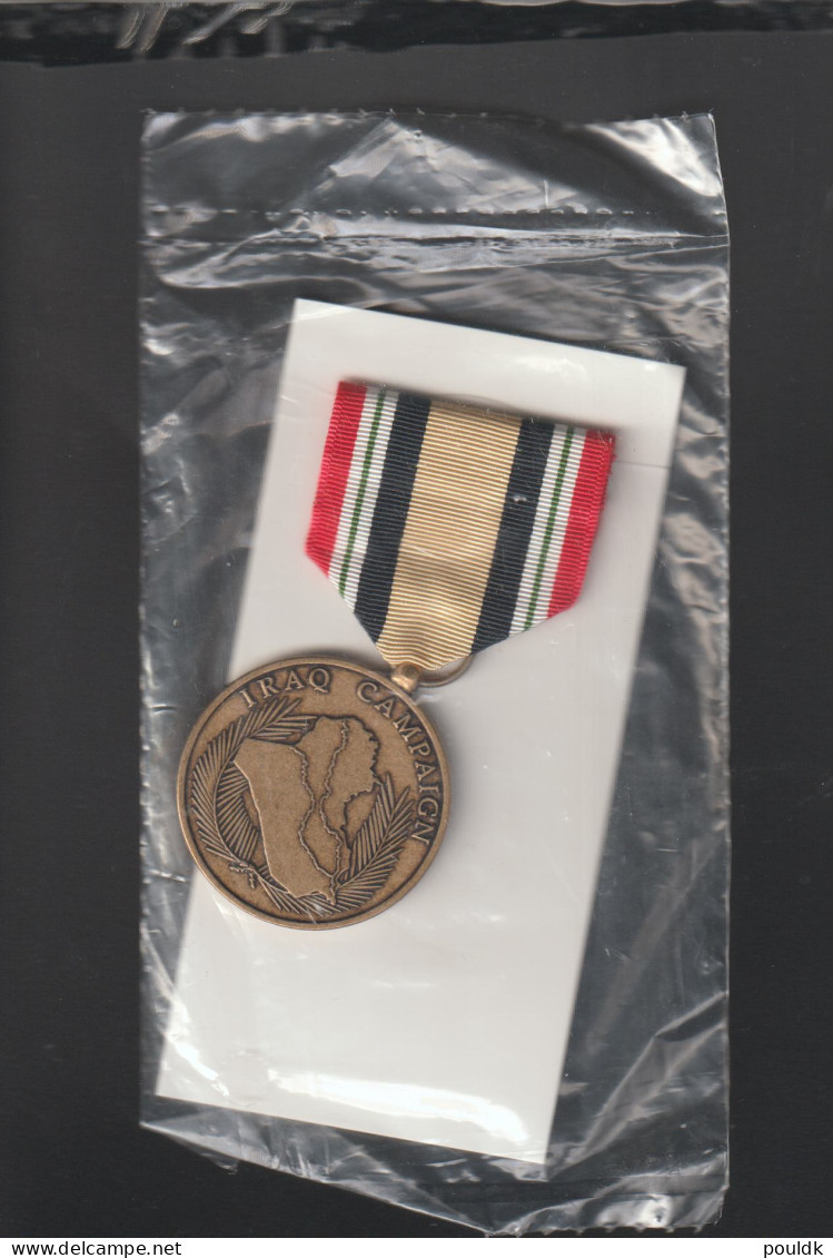 Iraq Campaign Medal. The Iraq Campaign Medal Is A Decoration Presented By The United States Armed Forces To Personnel - USA
