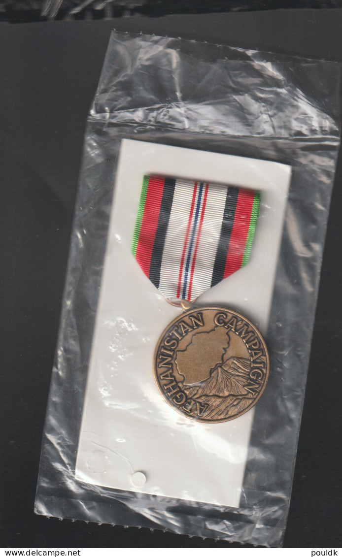 Afghanistan Campaign Medal. The Afghanistan Campaign Medal Was Awarded To US Military Personnel For Serving  - Estados Unidos