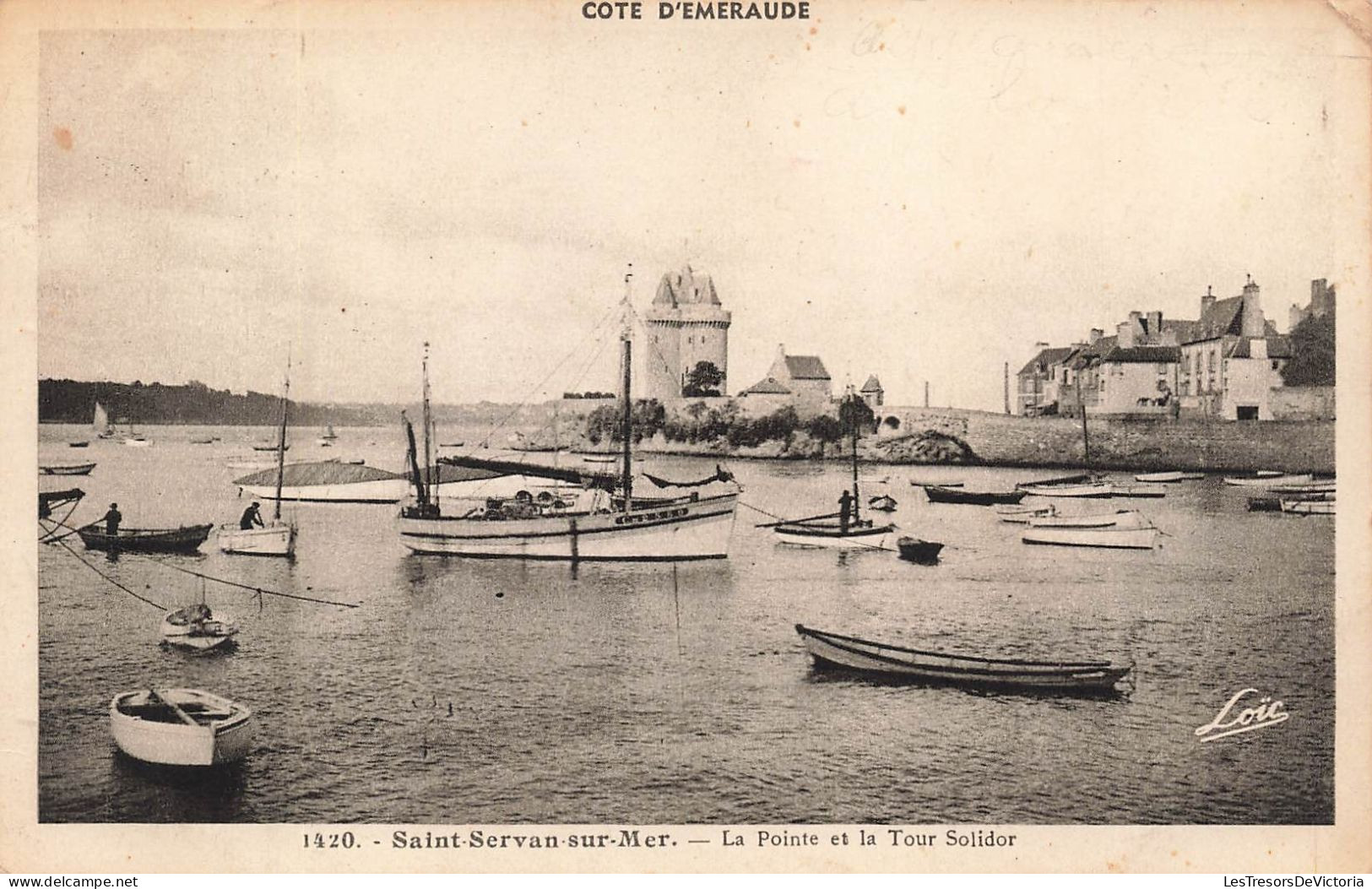 FRANCE - Saint Servan Sur Mer - La Pointe Et La Tour Solidor - Carte Postale Ancienne - Saint Servan