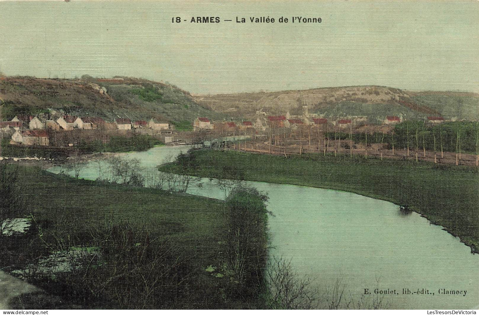 FRANCE - Armes - La Vallée De L'Yonne - Colorisé - E Goulet - Carte Postale Ancienne - Other & Unclassified