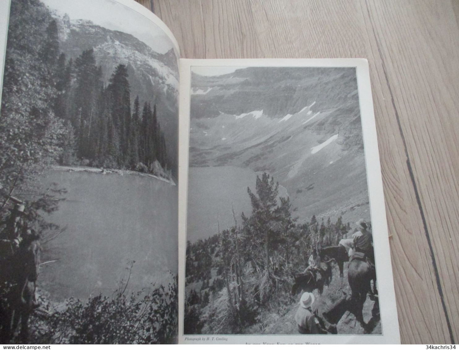 Guide En Anglais Department Of Interior Texte Photos Carte Maps Vers 1920/1930 Glacier Indiens National Park 20p - 1900-1949