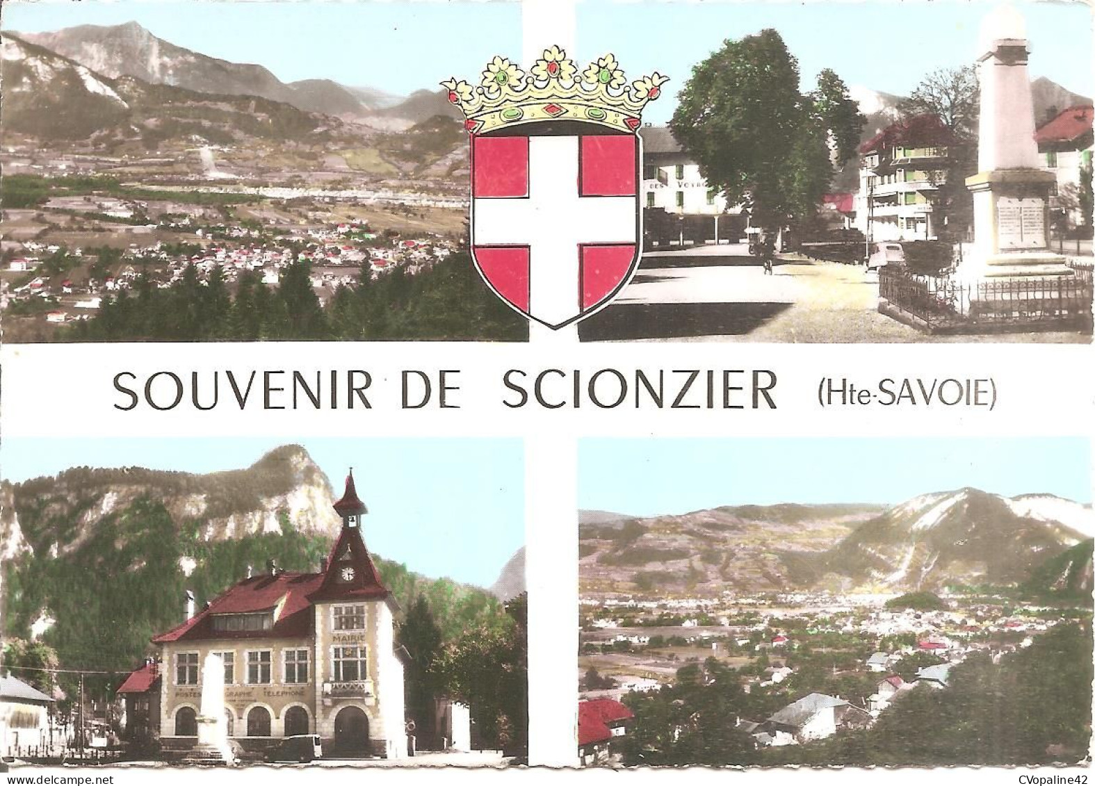 SCIONZIER (74) Souvenir De SCIONZIER - Carte Multivues - Blason  CPSM GF - Scionzier