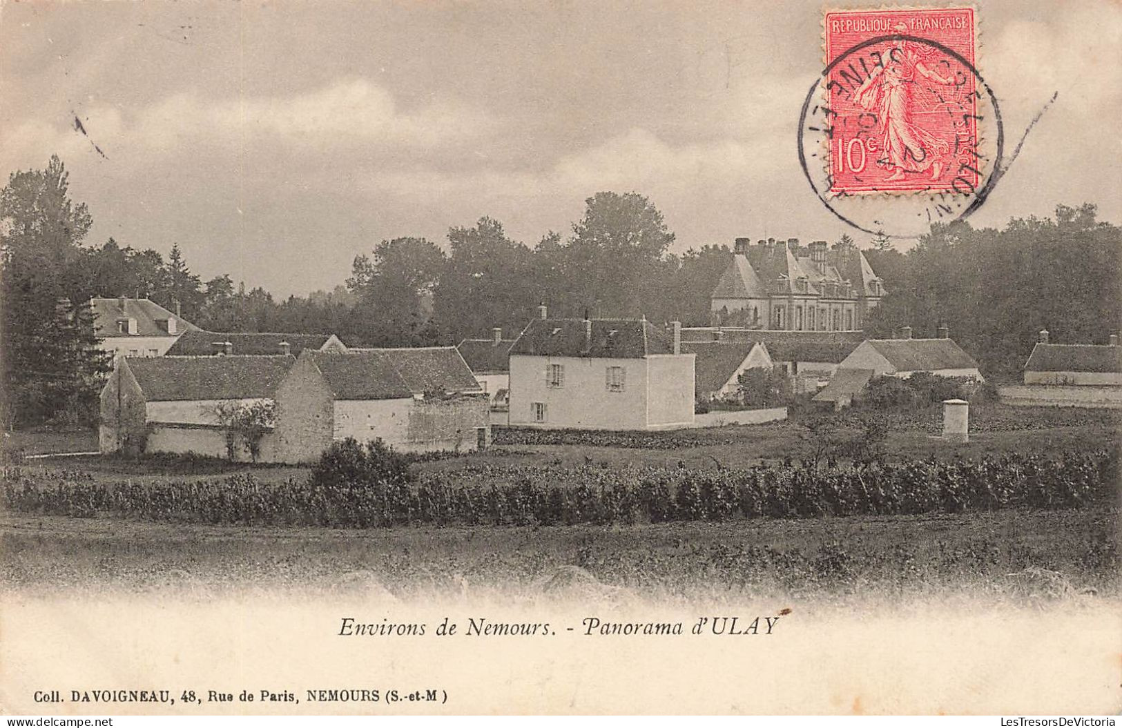 FRANCE - Environs De Nemours - Panorama D'Ulay - Carte Postale Ancienne - Nemours