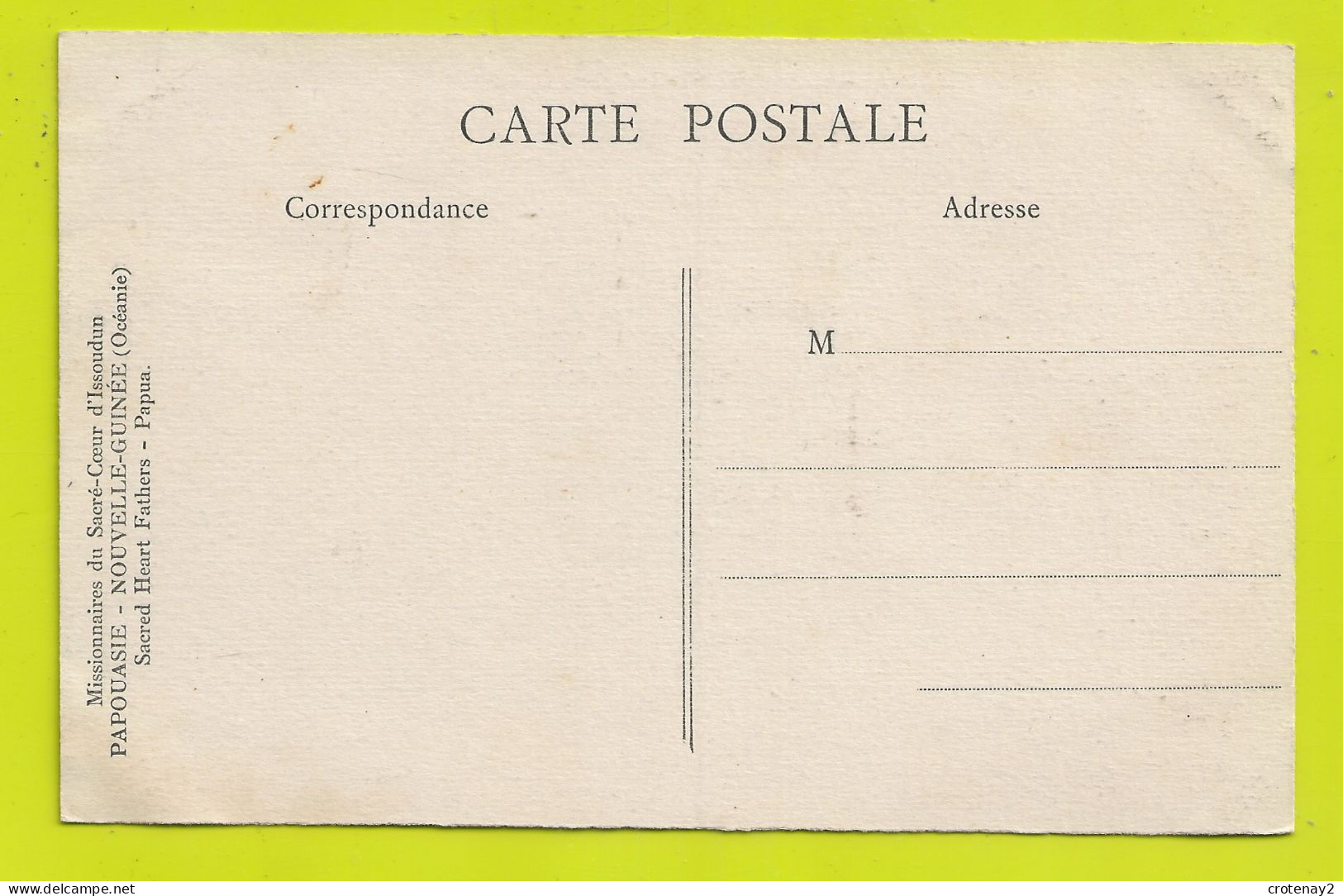 Océanie PAPOUASIE Nouvelle Guinée HANUABADA Village Indigène Missionnaires Du Sacré Coeur D'Issoudun Citroën Traction ? - Papouasie-Nouvelle-Guinée