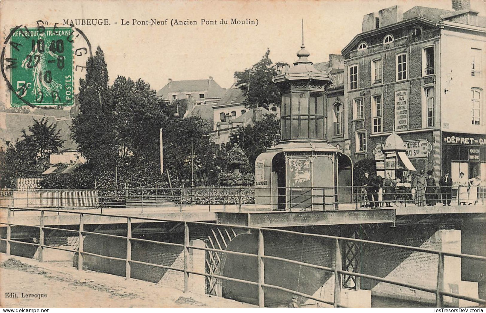 FRANCE - Maubeuge - Le Pont Neuf (Ancien Pont Du Moulin) - Carte Postale Ancienne - Maubeuge