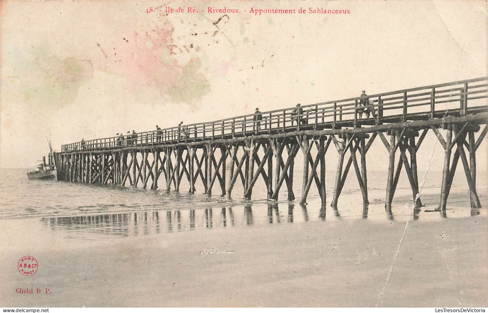 FRANCE - Ile De Ré - Rivedoux - Appontement De Sablanceaux - Carte Postale Ancienne - Ile De Ré