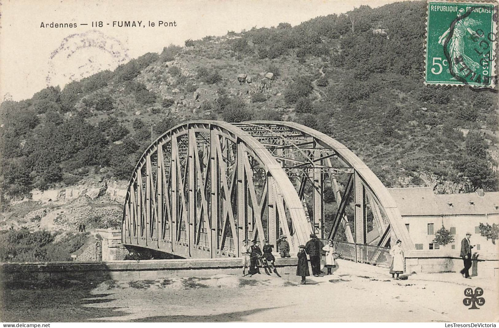 FRANCE - Ardennes - Fumay - Le Pont - Carte Postale Ancienne - Fumay