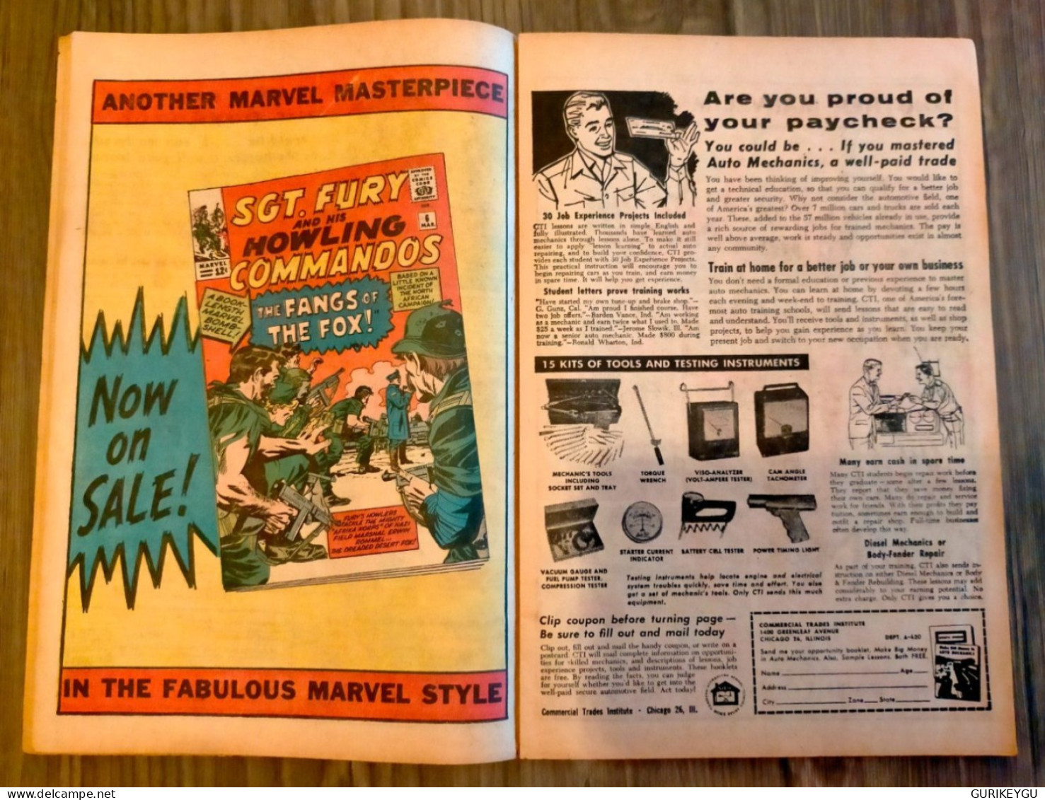 rarissime bd the AVENGERS CAPTAIN AMERICA n° 4 MARVEL COMICS mars 1964 éditions originale dédicacé par STAN LEE