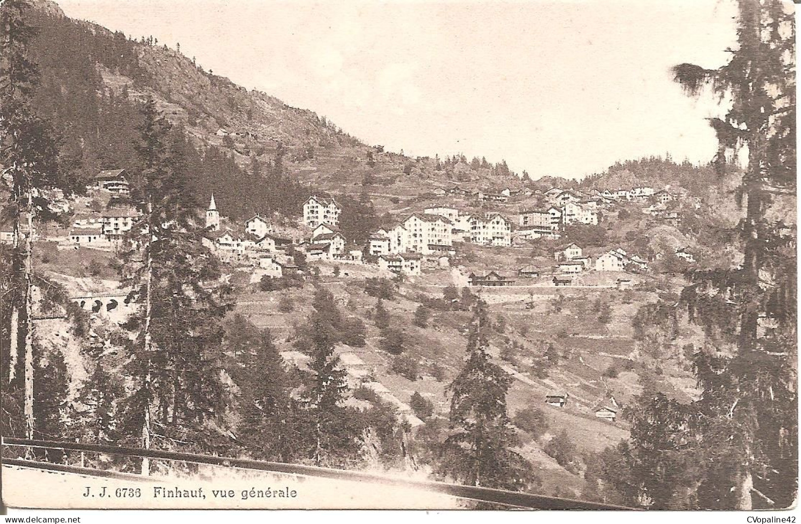 SUISSE - FINHAUT (Valais-VS) Vue Générale - Finhaut