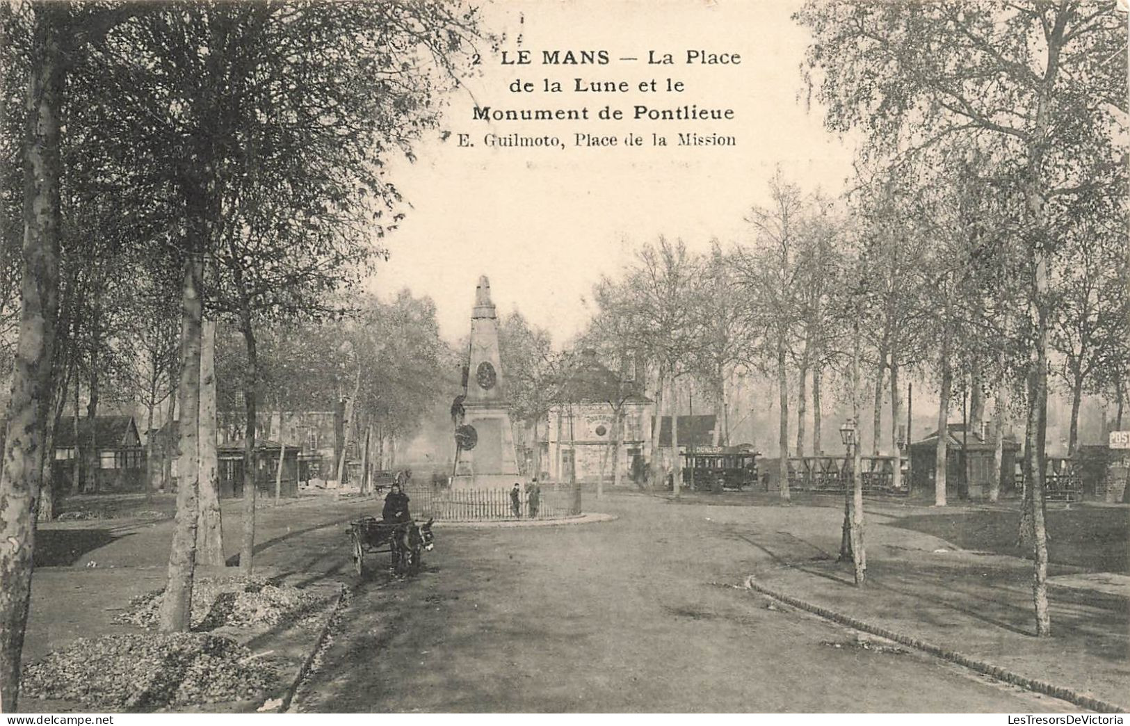 FRANCE - Le Mans - La Place De La Lune Et Le Monument De Pontlieue - Carte Postale Ancienne - Le Mans