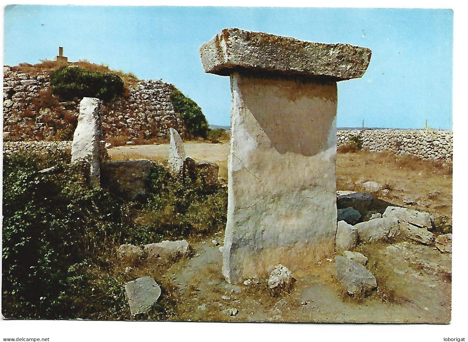 TAULA Y " TALALLOT DE TREPUCÓ ".- MAHON - MENORCA.- ILLES BALEARS - Dolmen & Menhire