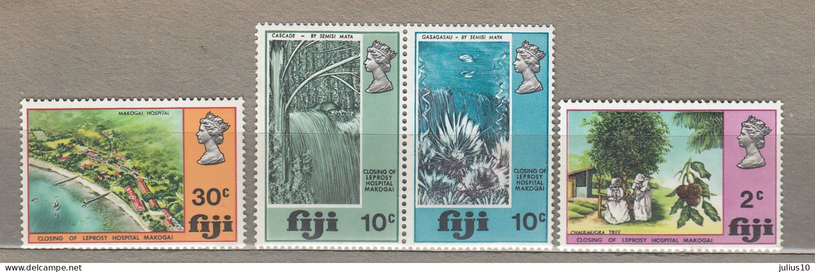 FIJI 1970 Waterfall MNH(**) Mi 261-264 #34302 - Fidji (1970-...)