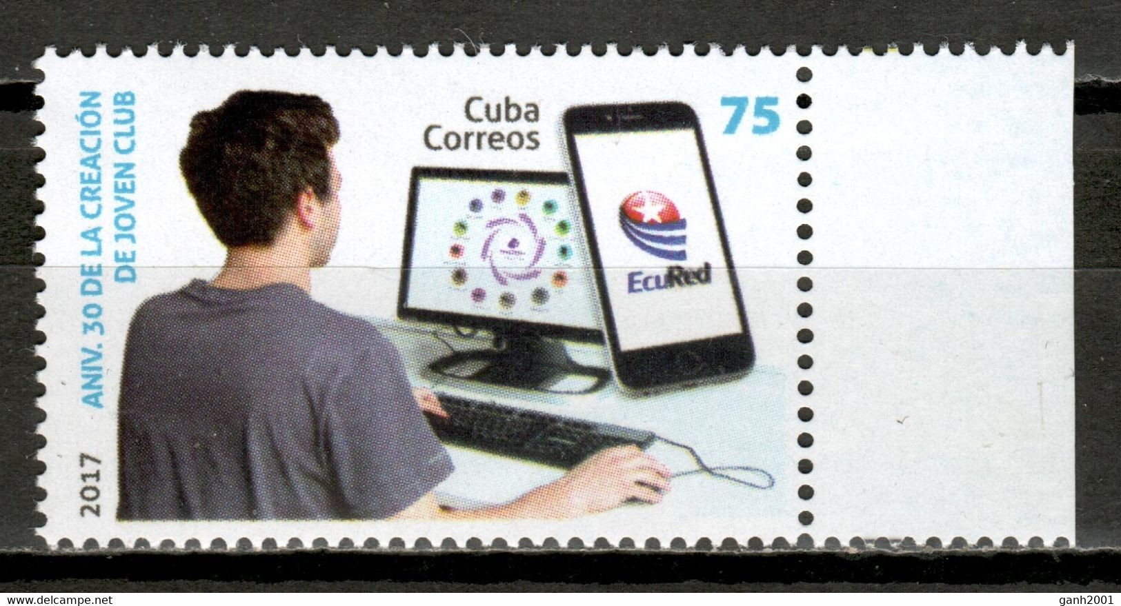 Cuba 2017 / EcuRed Young Computer MNH Juventud Ordenadores / Hl84  27-2 - Informática