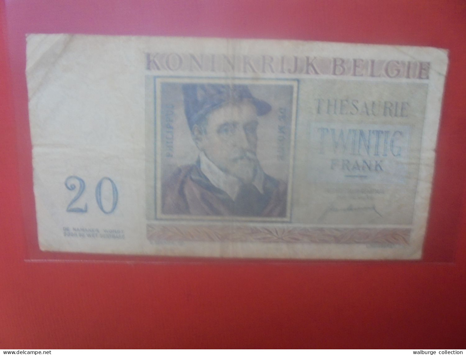 BELGIQUE 20 FRANCS 1950 (Date+rare) Circuler (B.32) - 20 Francos