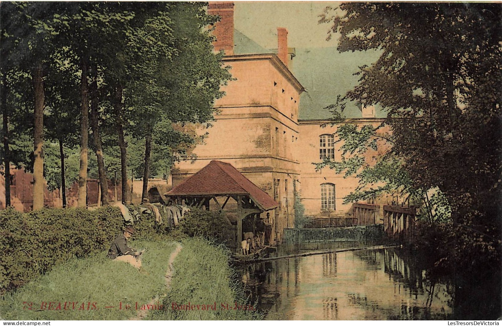 FRANCE - Beauvais - Le Lavoir Boulevard St Jean - Colorisé - Carte Postale Ancienne - Beauvais