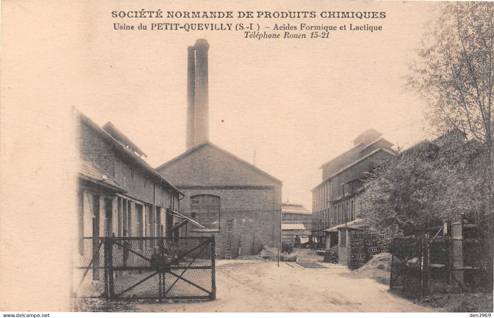 Usine Du PETIT-QUEVILLY (Seine-Maritime) - Société Normande De Produits Chimiques - Acides Formique Et Lactique - Le Petit-Quevilly