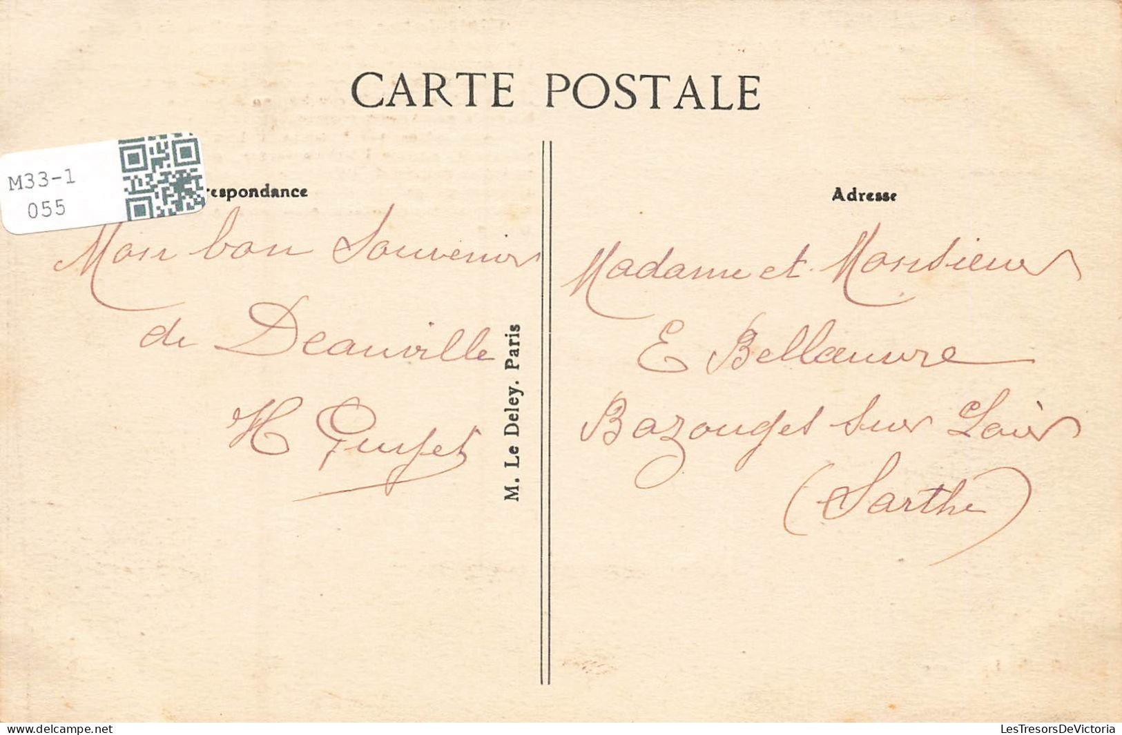 FRANCE - Le Havre - Le Transatlantique "La Lorrainne" - Carte Postale Ancienne - Port