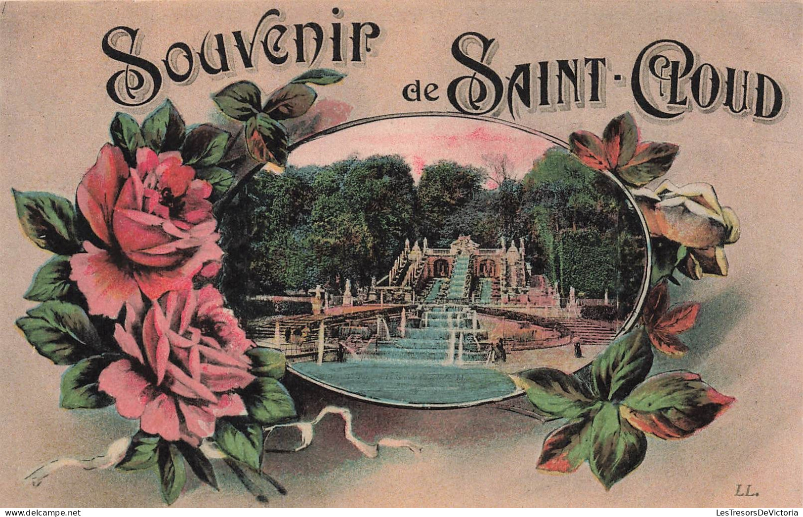 FRANCE - Un Souvenir De Saint Cloud - Colorisé - LL - Carte Postale Ancienne - Saint Cloud