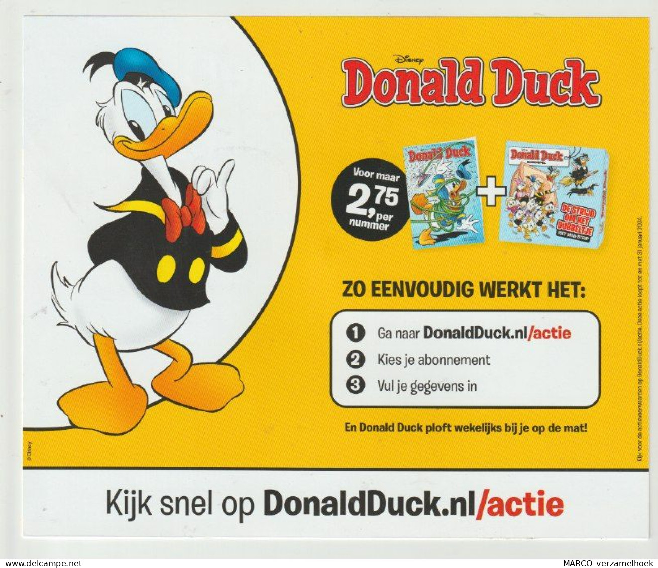 Donald Duck Walt Disney Even Lekker Donald Ducken (NL) - Donald Duck