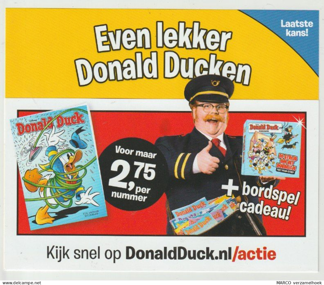 Donald Duck Walt Disney Even Lekker Donald Ducken (NL) - Donald Duck