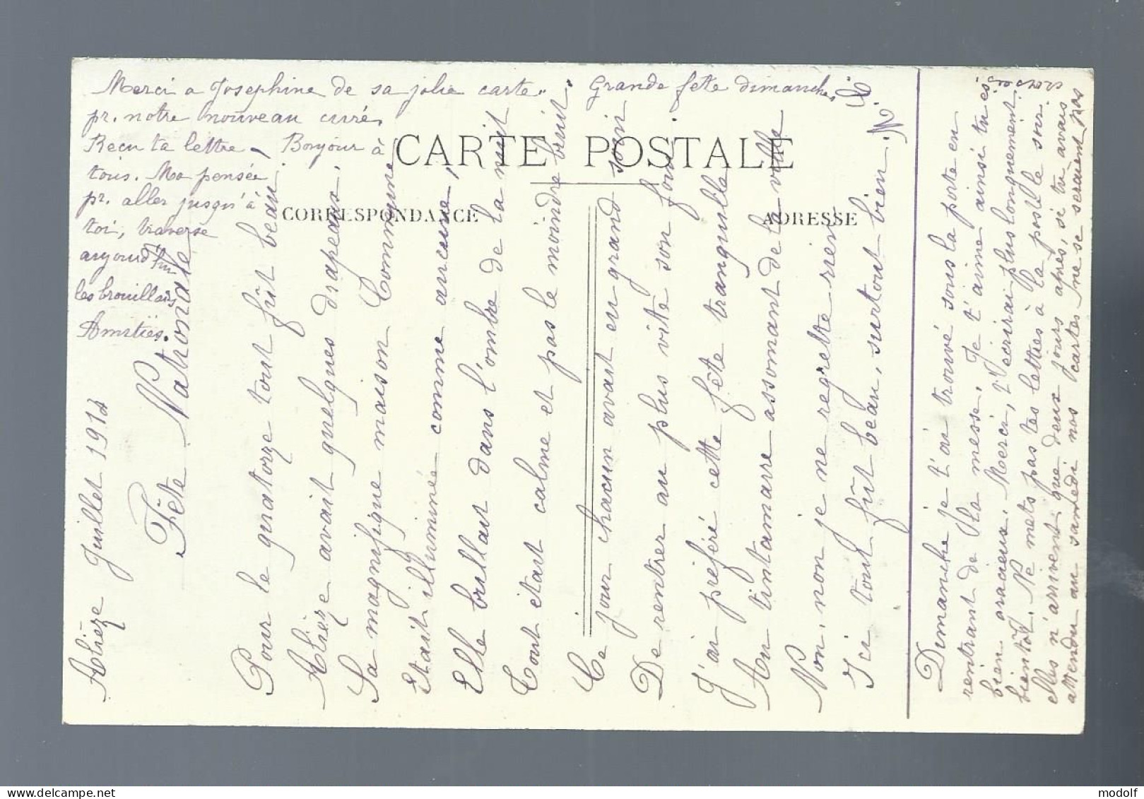 CPA - 39 - Orgelet - Rue Du Château - 1914 - Orgelet