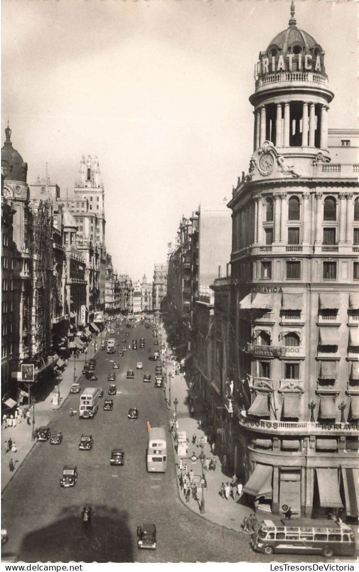 ESPAGNE - Madrid - Avenue José Antonio - Carte Postale Ancienne - Madrid