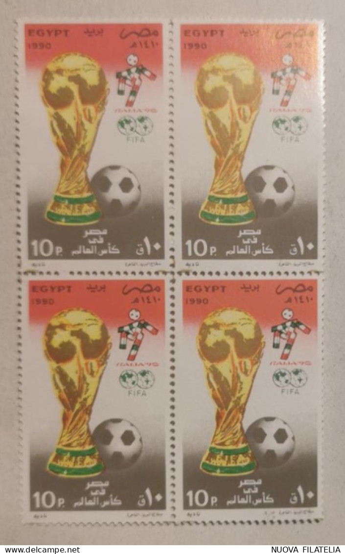 EGITTO 1990: MONDIALI DI CALCIO - Unused Stamps