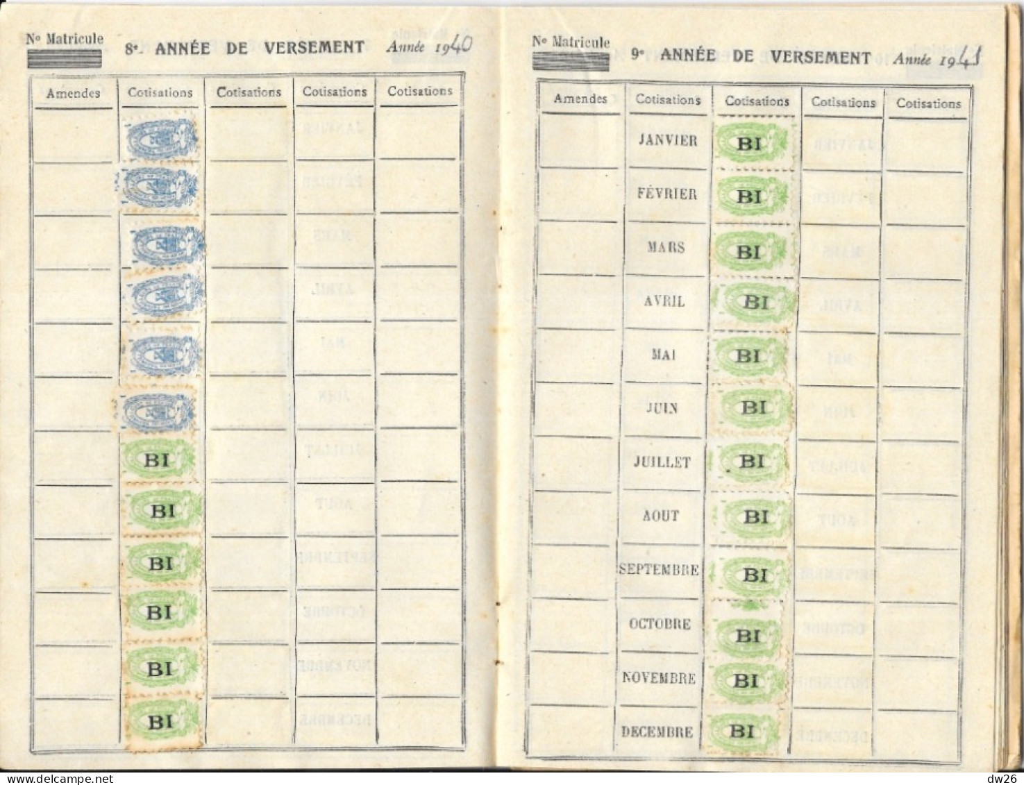 Livret Individuel, Caisse Autonome De Retraites: Union Des Travailleurs De France - Cazanave Pierre 1933 - Bank & Versicherung