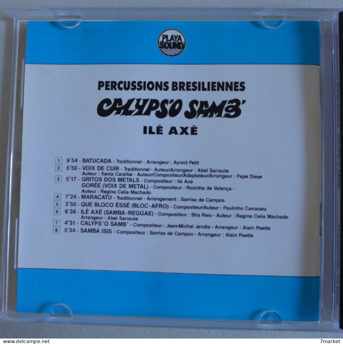 CD/   Ilé Axé - Percussions Brésiliennes Calyps'o Samb' / Sunset France - 1990 - Musiche Del Mondo