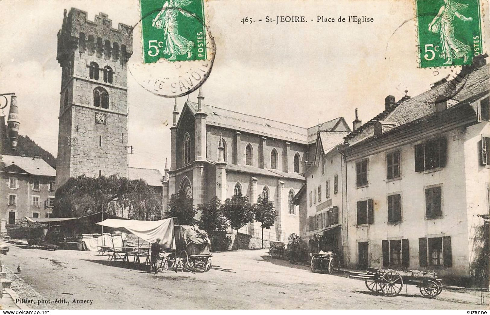 SAINT-JEOIRE - Place De L'Église - Petit Marché - VENTE DIRECTE X - Saint-Jeoire