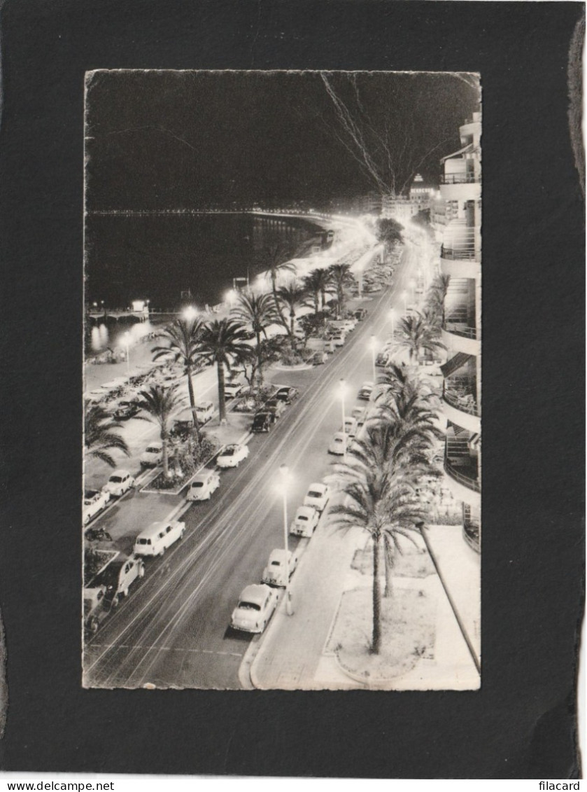 126192        Francia,     Nice  La  Nuit,   VG   1964 - Nizza Bei Nacht