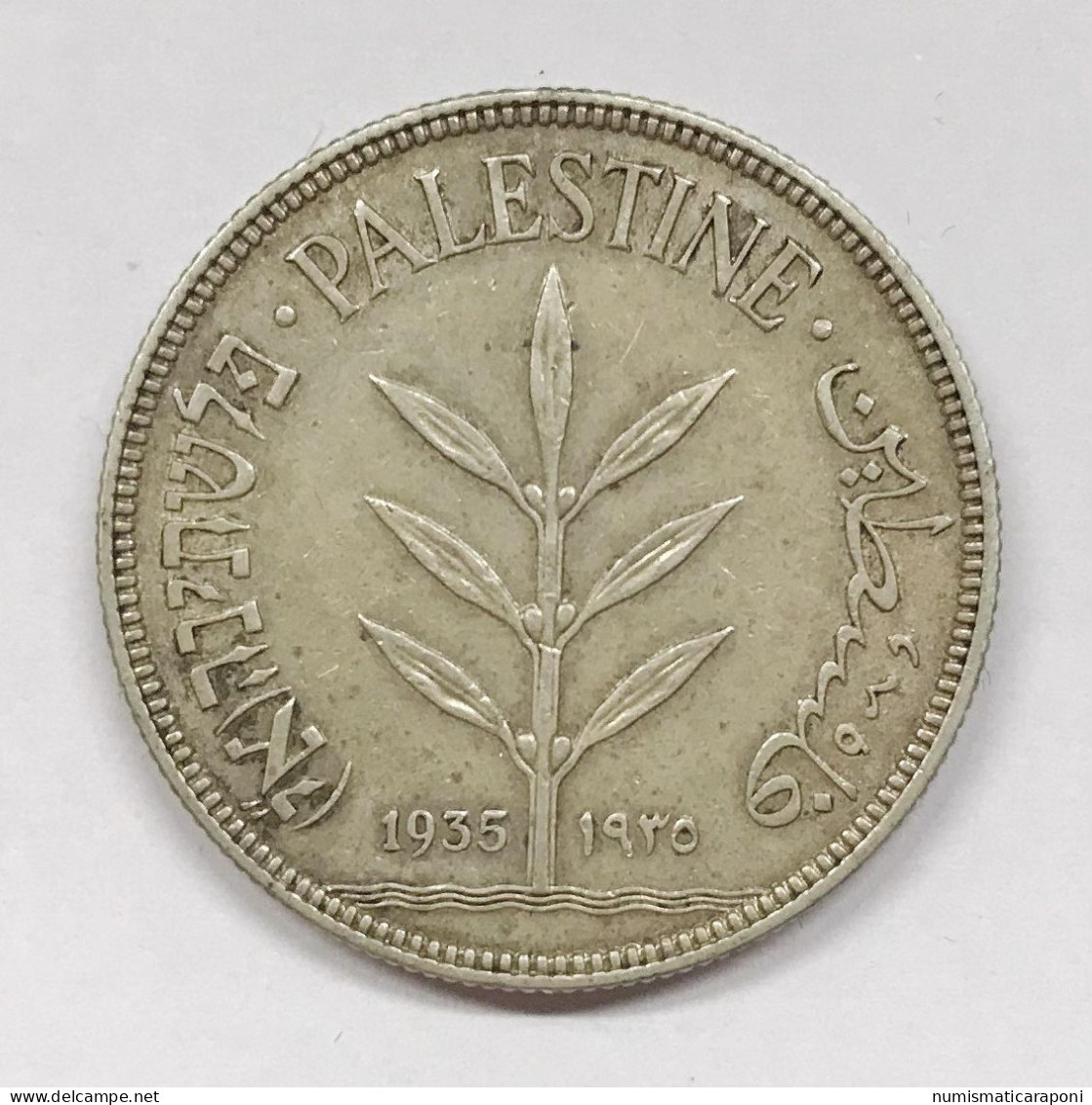 Palestina Britannica Israele Palestine 100 Mils 1935 KM#7 E.146 - Israel