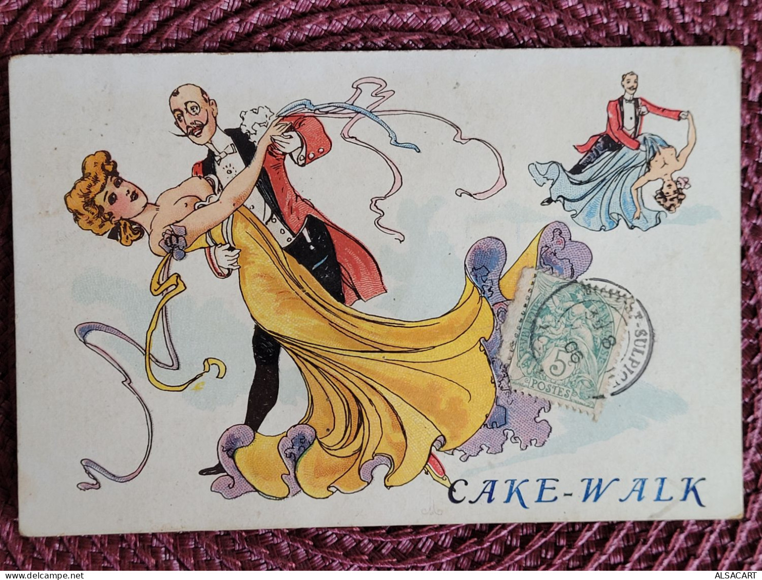 Cake -walk , Couple De Danse, Danseuses Sein Nu - 1900-1949