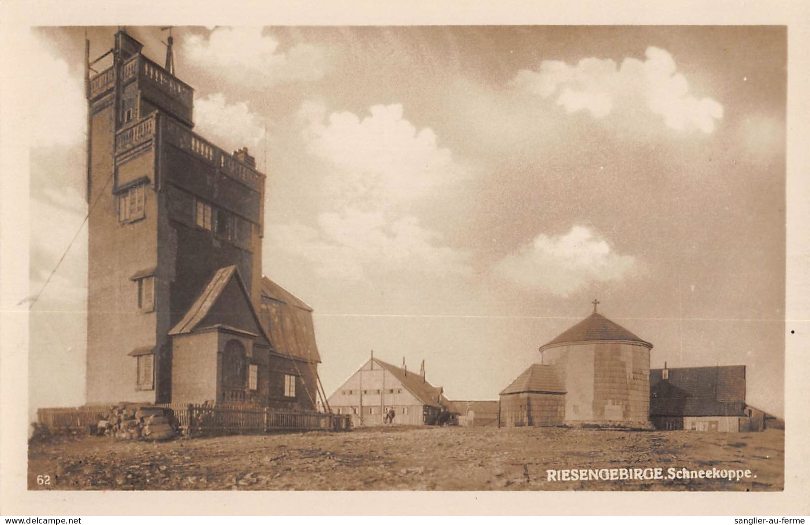 CPA TCHEQUIE / RIESENGEBIRGE / SCHNEEKOPPE - Tschechische Republik