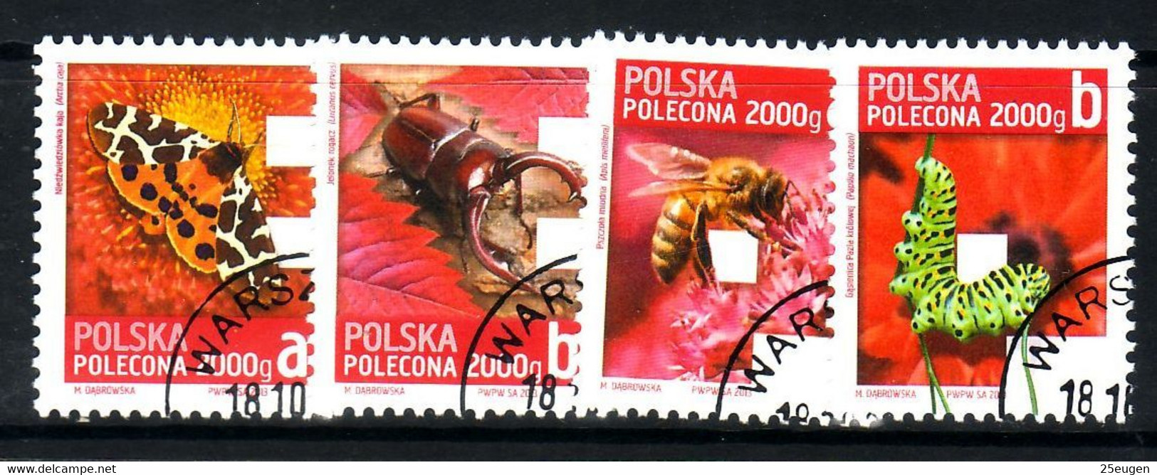 POLAND 2013 Michel No 4642-45 Used - Oblitérés