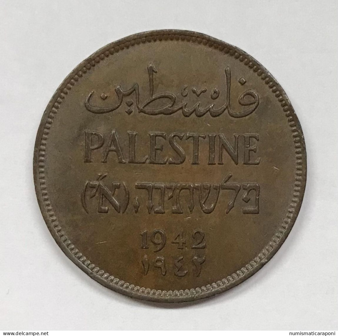 Palestina Britannica Israele Palestine 2 Mils 1942 KM#2  E.237 - Israel