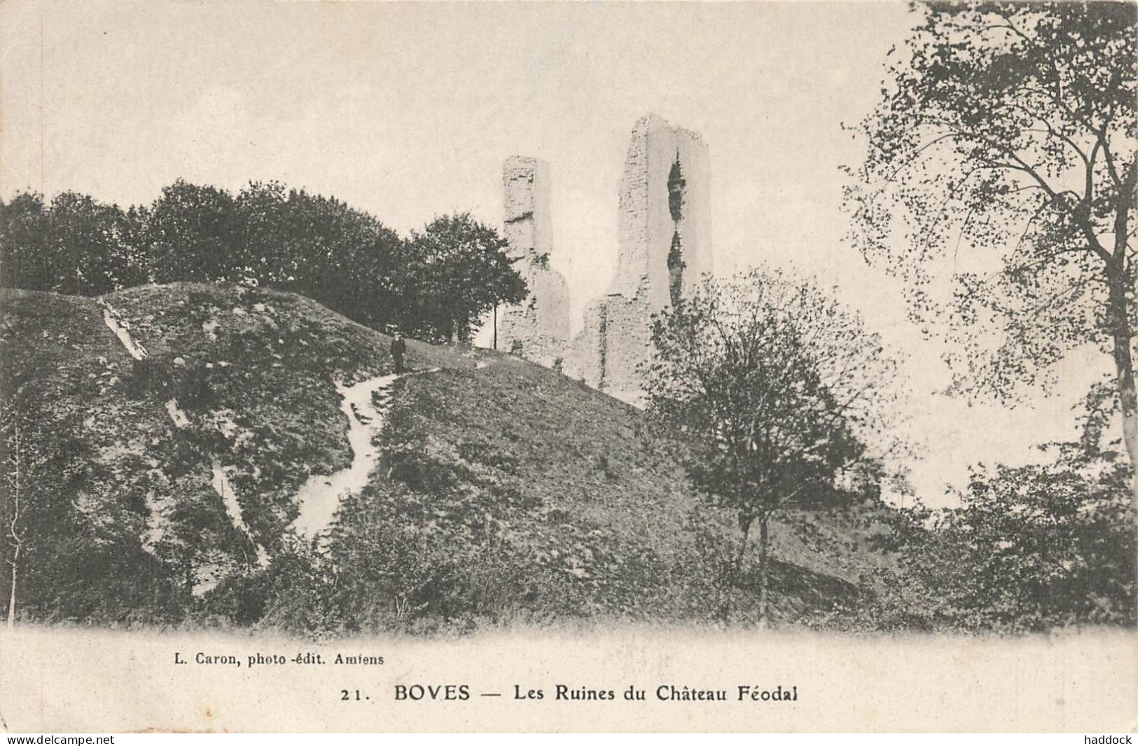 BOVES : LES RUINES DU CHATEAU FEODAL - Boves