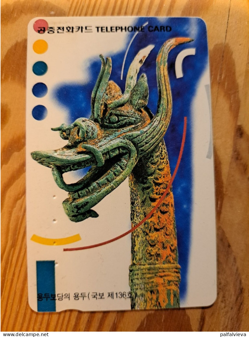 Phonecard South Korea - Sculpture - Corea Del Sur