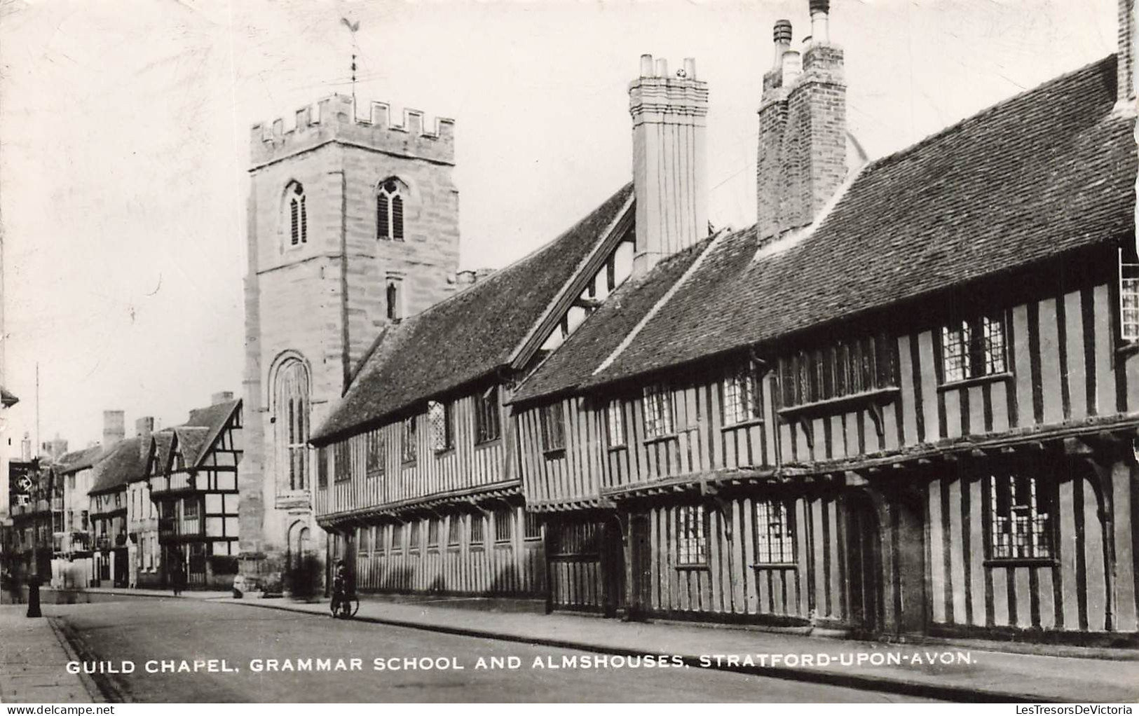 ROYAUME UNI - Warwickshire - Startford Upon Avon - Lycée Et Hospice De La Chapelle De La Guilde - Carte Postale Ancienne - Stratford Upon Avon