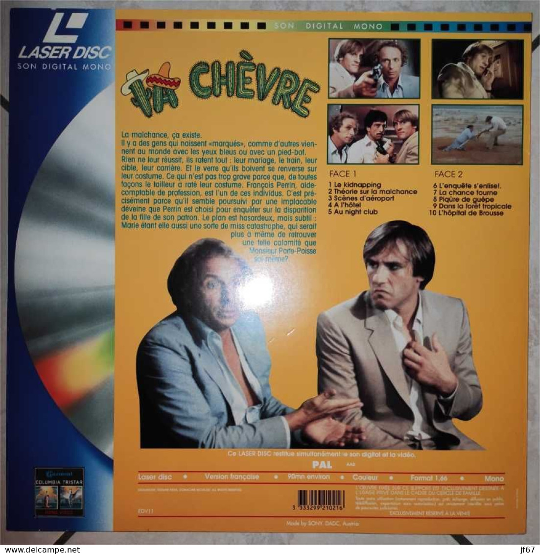 La Chèvre (Laserdisc / LD) - Sonstige Formate