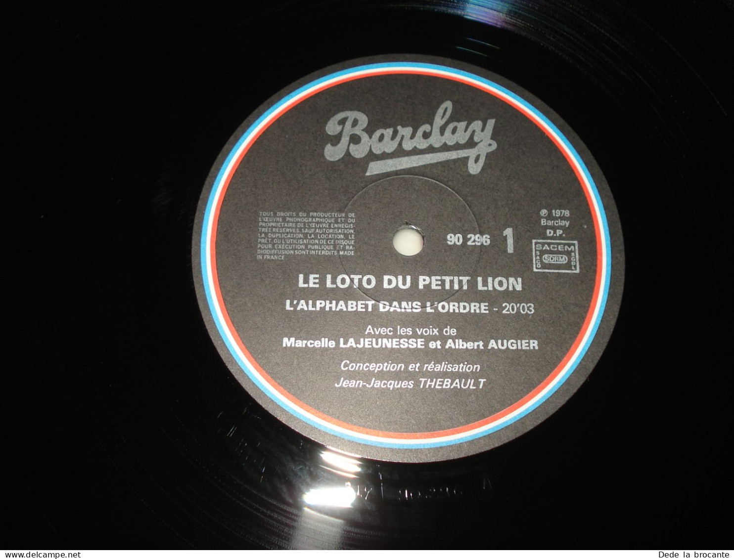 B13 / Le Loto Du Petit Lion - Disque jeux enfants  LP - 90 296 - Fr 1978  MINT