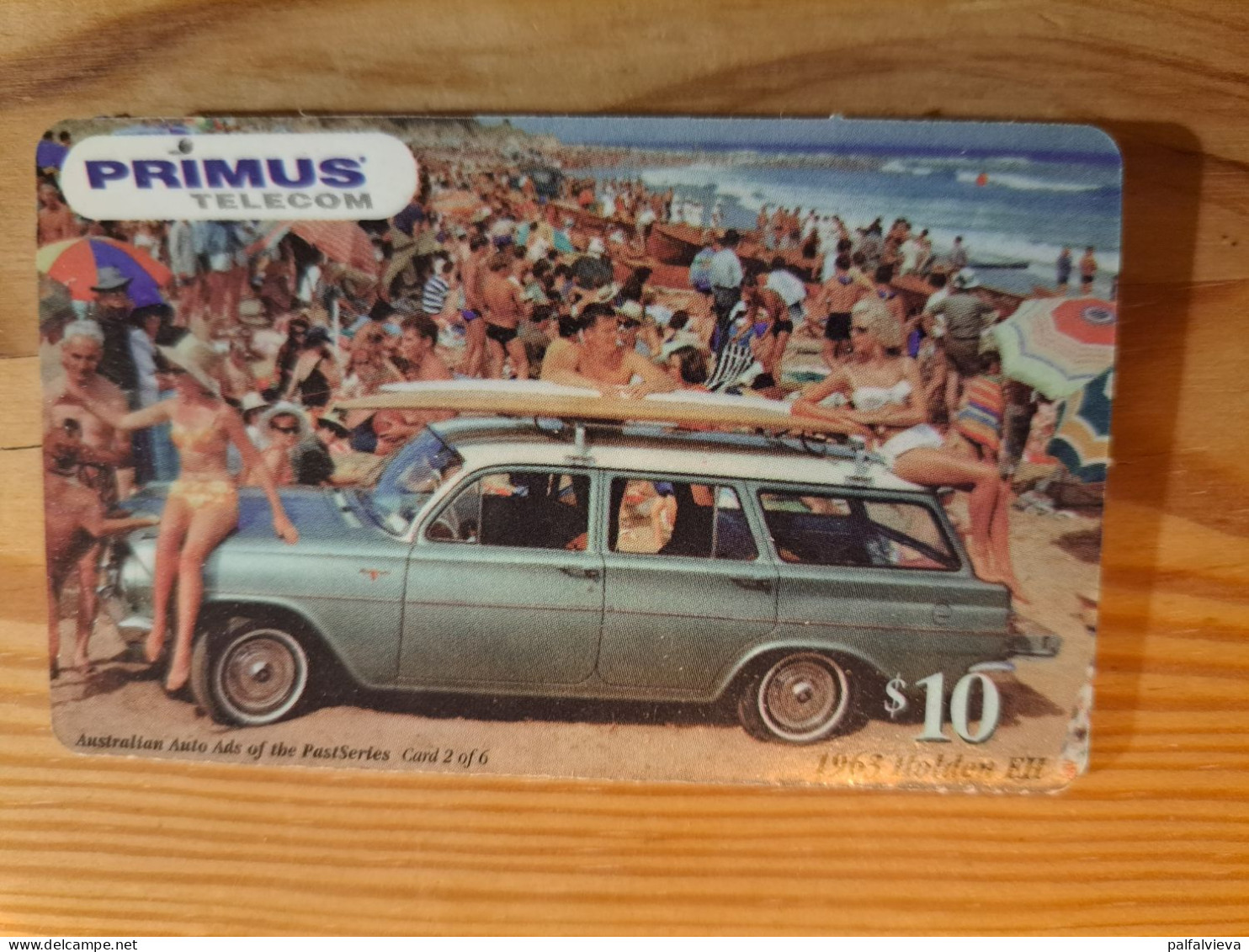 Prepaid Phonecard Australia, Primus - Austarlian Auto Ads Of The Past - Australie