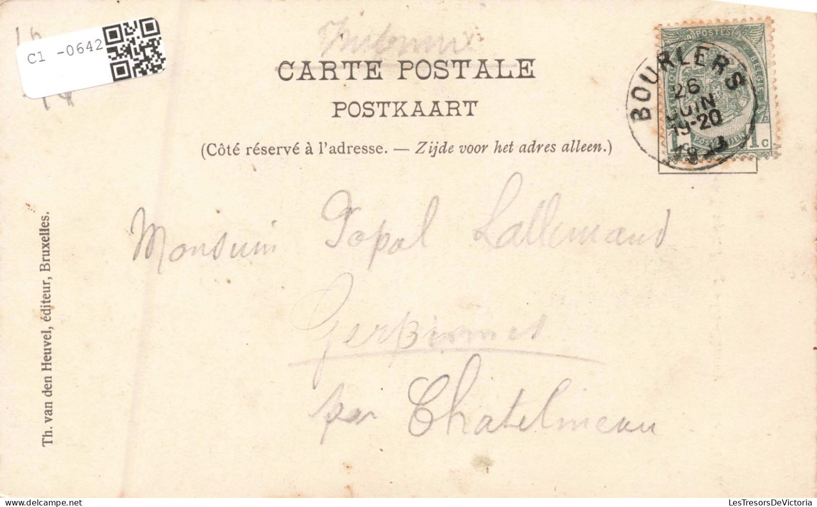 BELGIQUE - Abbaye De N.-D De Saint-Joseph - Forges-lez-Chimay - Le Cloître - Carte Postale Ancienne - Chimay