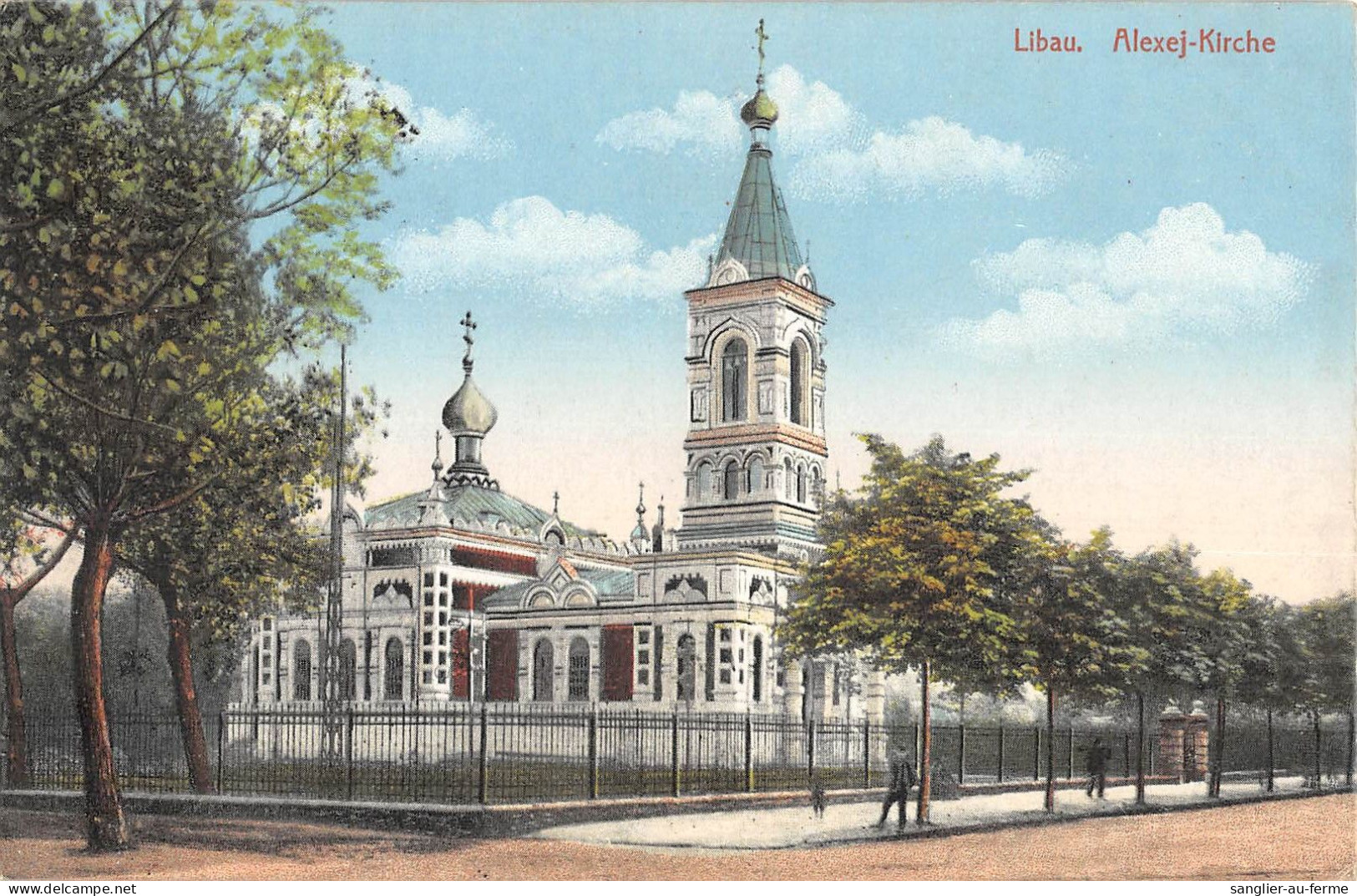 CPA LETTONIE / LIBAU / ALEXEJ KIRCHE - Lettland