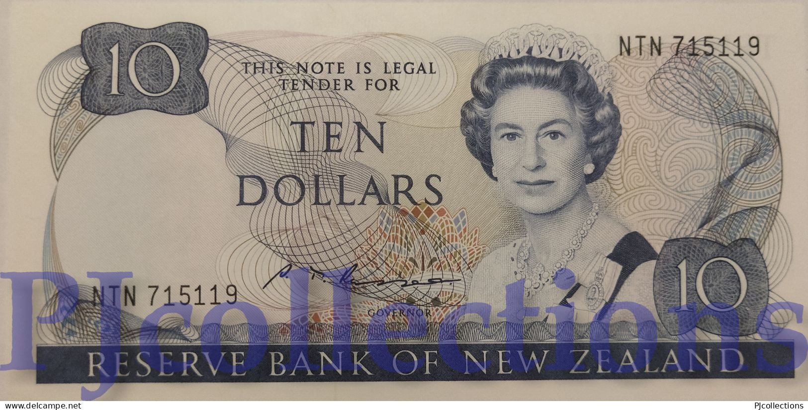 NEW ZEALAND 10 DOLLARS 1985/89 PICK 172b UNC - Nouvelle-Zélande