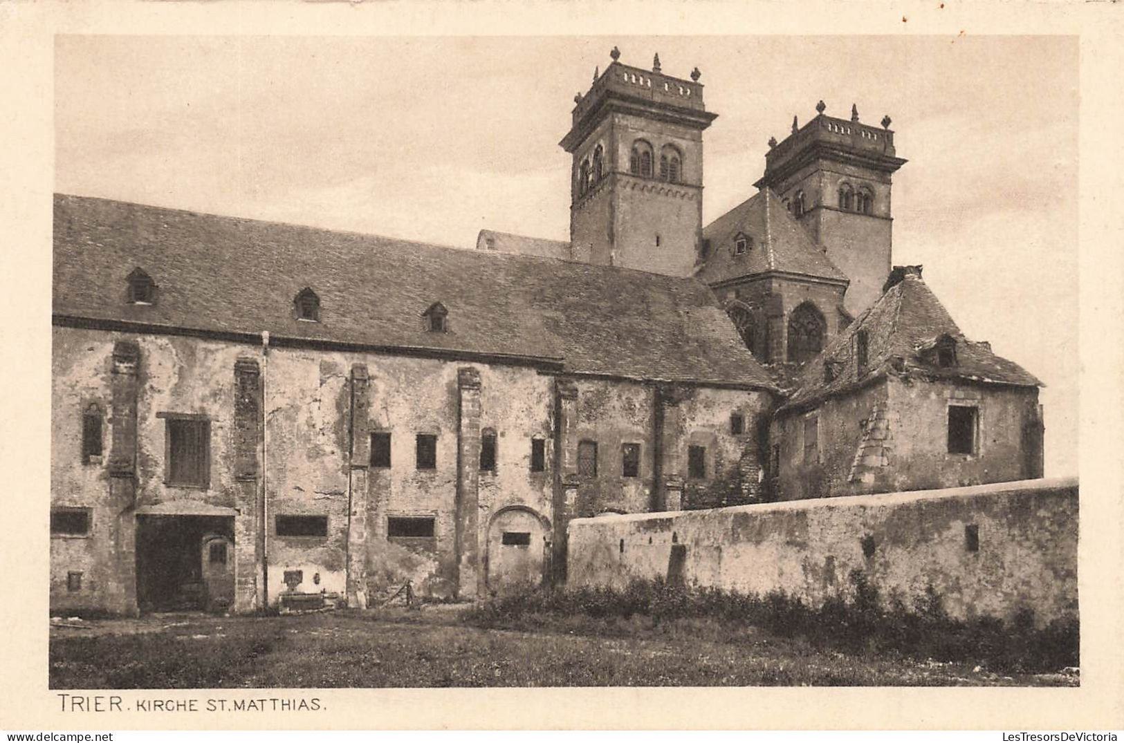 ALLEMAGNE - Trier - Vue Générale De L' église Saint Matthias - Carte Postale Ancienne - Trier