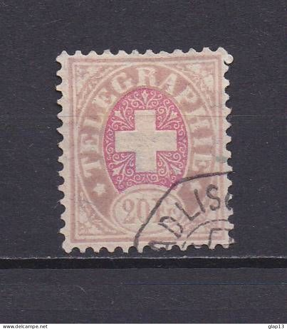 SUISSE 1868 TAXE N°8 OBLITERE - Telegraph